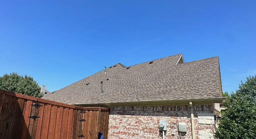Completed roof replacement project in Ankeny